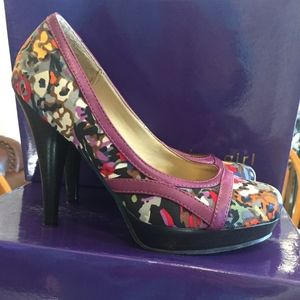 Madden Girl Floral Platform Pumps Heels Women's